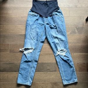 Boyfriend Cut Maternity Jeans